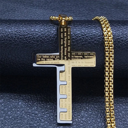 Astra™-The Lord's Prayer Cross Necklace